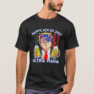 Camiseta Ultra Maga Orgulloso Pro Trump Feliz 4 De Julio Am