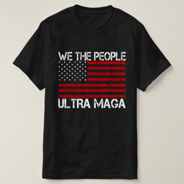 Camiseta Ultra Maga Pro Trump 2024 Funny Republicano (Diseño del anverso)