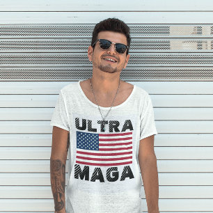 Camiseta ULTRA MAGA TRUMP-CAMISETA-NAVIDADES