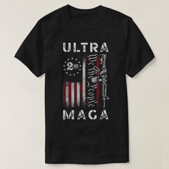 Camiseta Ultra MAGA We The People AR-15 2a enmienda 1776  (Diseño del anverso)