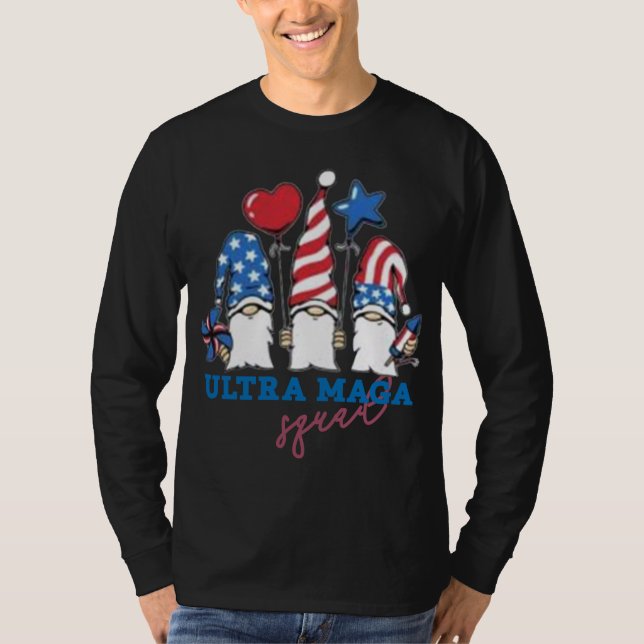 Camiseta Ultra mega Squad Gnomes la bandera de los Estados  (Anverso)