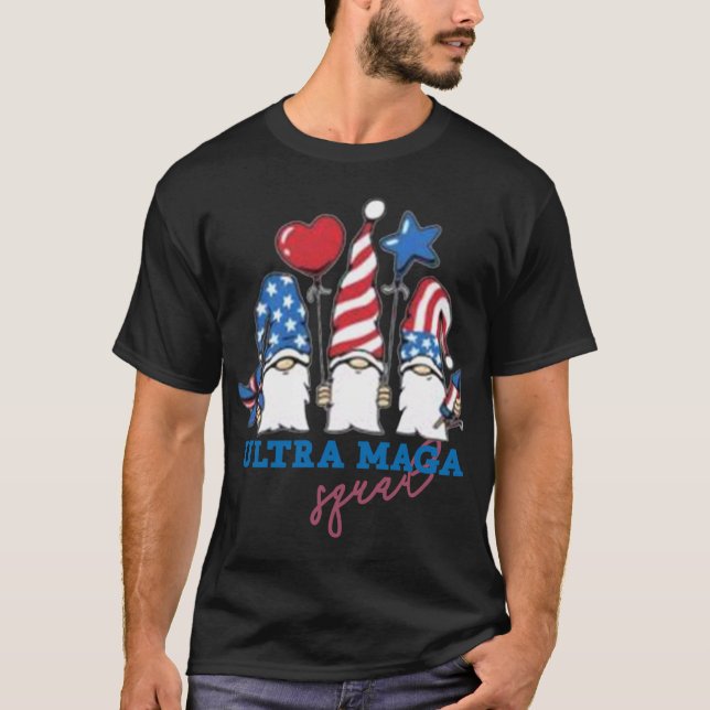 Camiseta Ultra mega Squad Gnomes la bandera de los Estados  (Anverso)