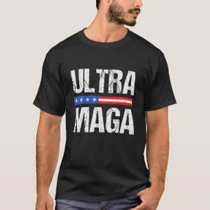 Camiseta Ultra Mega Trump 2024 Orgulloso ULTRA MAGA Con USB