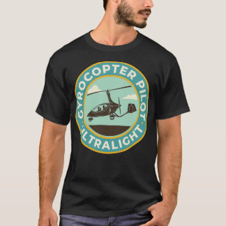 Camiseta Ultralight de la placa piloto de Gyrocopter