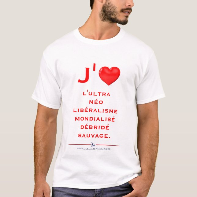 Camiseta ultranélibéralisme (Anverso)