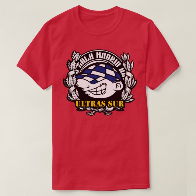 Camiseta Ultras sur Madrid (Diseño del anverso)