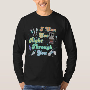 Camiseta Ultrasonido de Técnico de Sonografía Sonógrafa div