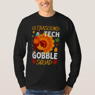 Camiseta Ultrasonido Tech Gobble Squad Turkey Thankending M
