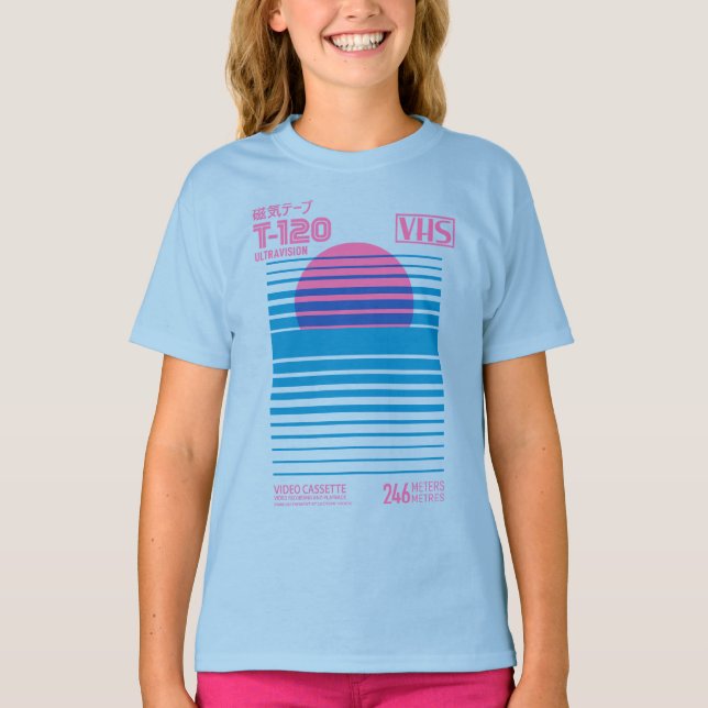 Camiseta Ultravisión Vaporwave V02 (Anverso)