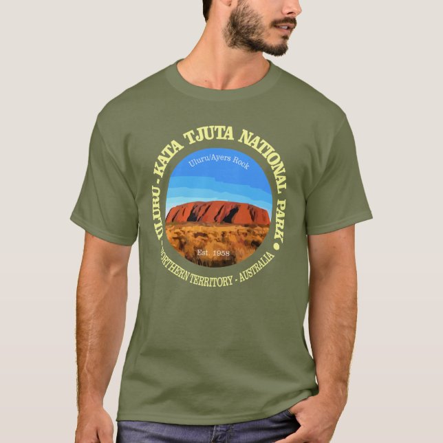 Camiseta Uluru - Parque nacional Kata Tjuta (Anverso)
