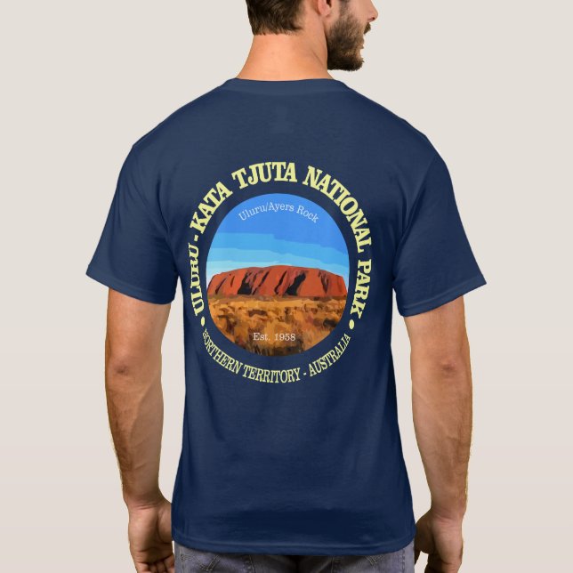 Camiseta Uluru - Parque nacional Kata Tjuta (Reverso)