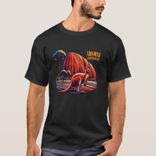 Camiseta Uluru Rock Red Kangaroo Gum Trees Eucalyptus Austr