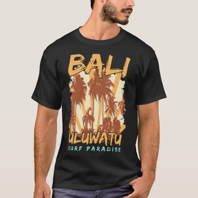 Camiseta Uluwatu-Bali-surf-paradise-Tee (Anverso)
