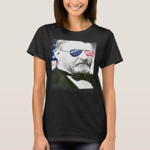 Camiseta Ulysses S Grant bandera de EE. UU. Bandera patriót
