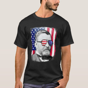 Camiseta Ulysses S Grant US bandera shirt 4 de julio