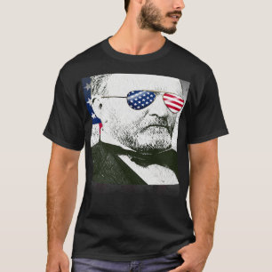 Camiseta Ulysses S Grant USA Bandera Patriótica Americana 4