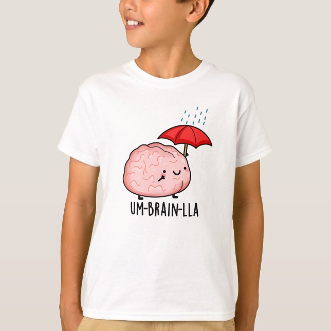 Camiseta Um-brain-lla Funny Brain Puns (Anverso)