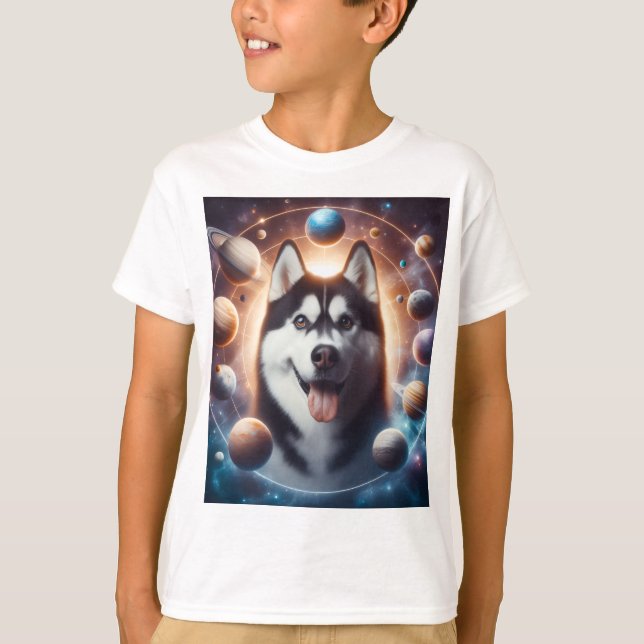 Camiseta Um PET no espaço (Anverso)