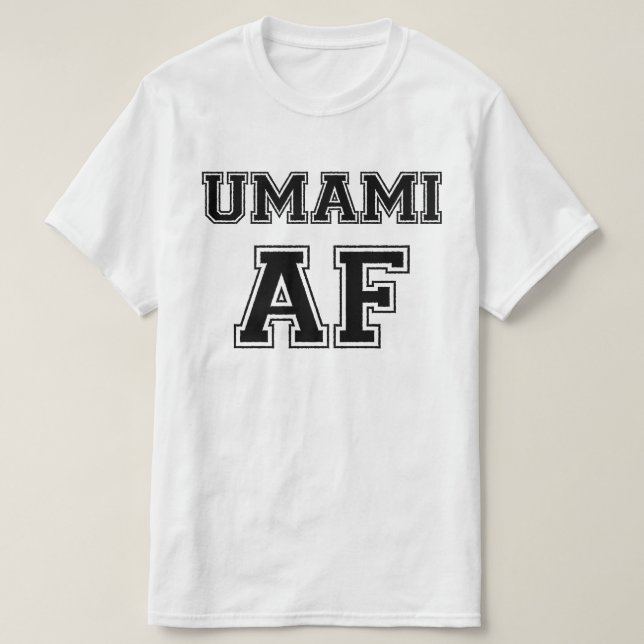 CAMISETA UMAMI AF (Diseño del anverso)