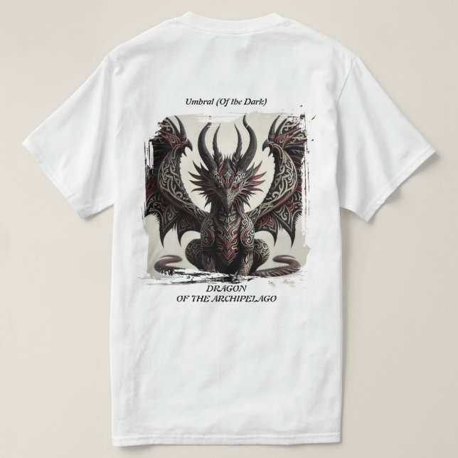 Camiseta Umbral Dragon del Archipiélago (Reverso del diseño)