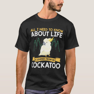 Camiseta Umbrella Cockatoo Bird Parrot Squawking Cockatiels