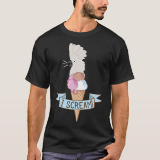 Camiseta Umbrella Cockatoo Ice Cream Parrot