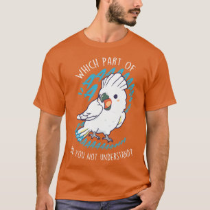 Camiseta Umbrella Cockatoo Parrot Aaaa