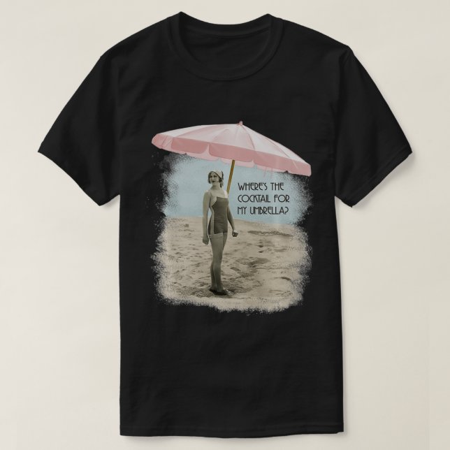 Camiseta Umbrella Cocktail Premium  (Diseño del anverso)
