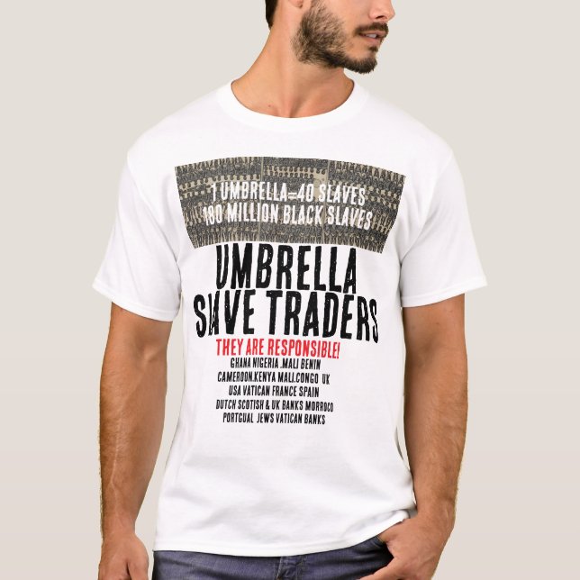 Camiseta UMBRELLA SLAVE TRADERS (Anverso)