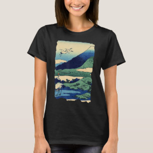 Camiseta Umezawa Sagami Provincia Hokusai Vintage Retro Jap