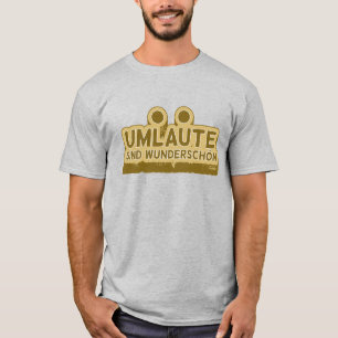Camiseta UMLAUT aprendiendo alemán