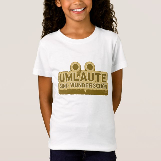 Camiseta UMLAUT aprendiendo alemán (Anverso)