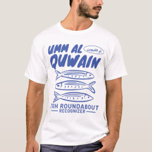 Camiseta Umm Al Quwain: reconocedor de rotondas de pescado