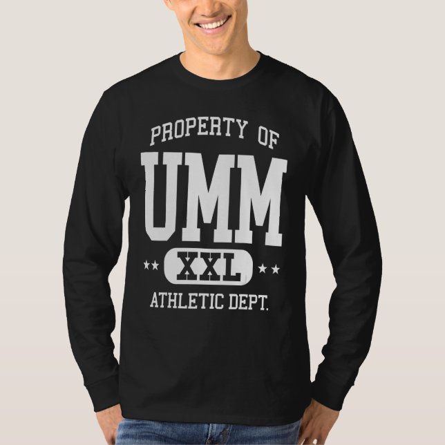 Camiseta UMM Retro Athletic Property Dept (Anverso)