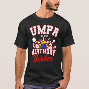 Camiseta Umpa De Cel, Fiesta De Bolos De Cumpleaños De Bowl