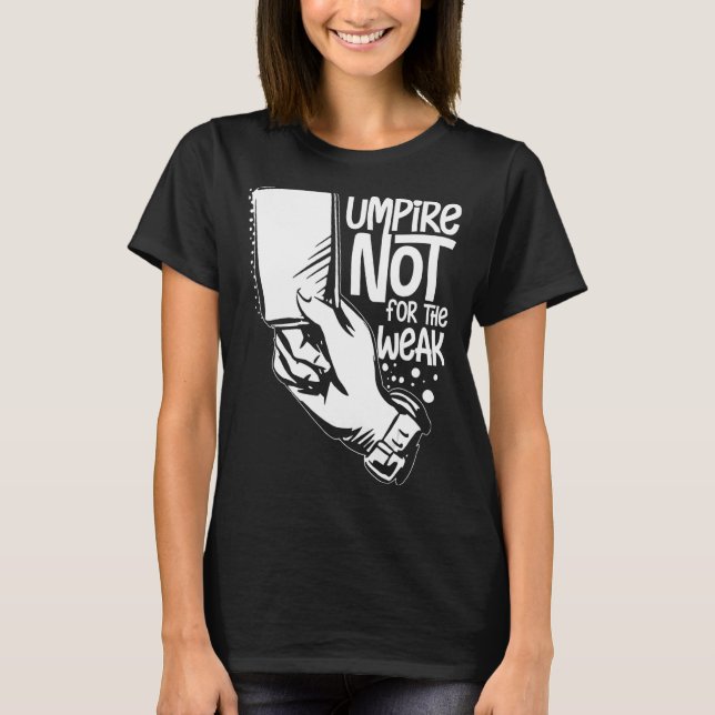 Camiseta Umpire Cita Silbato De Fútbol De Béisbol (Anverso)