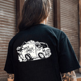 Camiseta Un 7 6 X Fiesta De Casa Distro Creeper Van Unisex