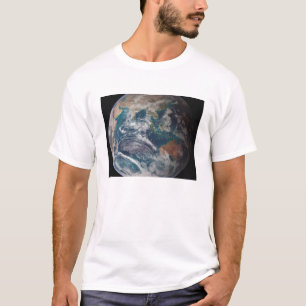 Camiseta Un a la vista de la tierra que muestra datos