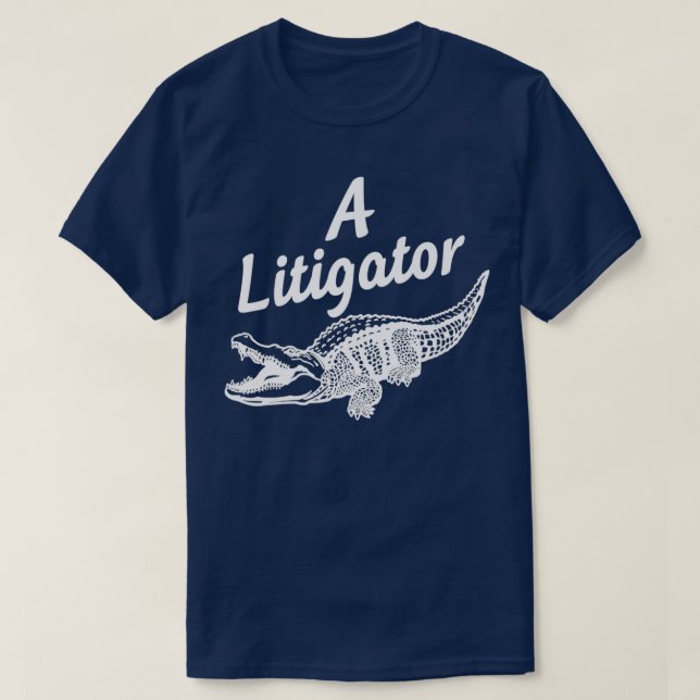 Camiseta Un abogado coligador de Litigator (Diseño del anverso)