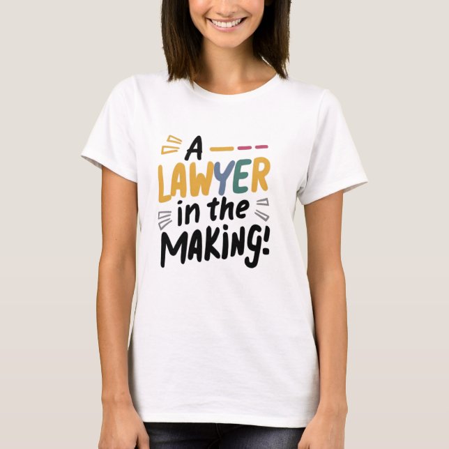 Camiseta Un abogado en formación (Anverso)