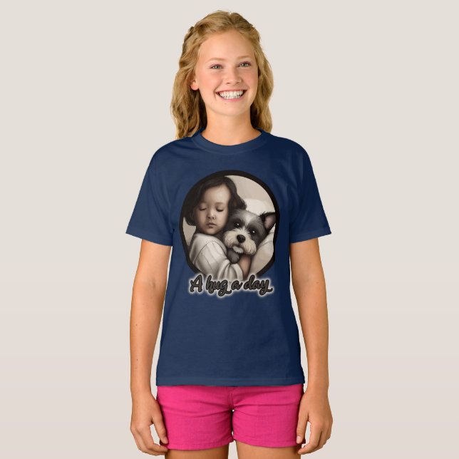 Camiseta Un abrazo al día (Anverso completo)