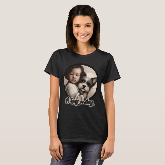 Camiseta Un abrazo al día (Anverso completo)