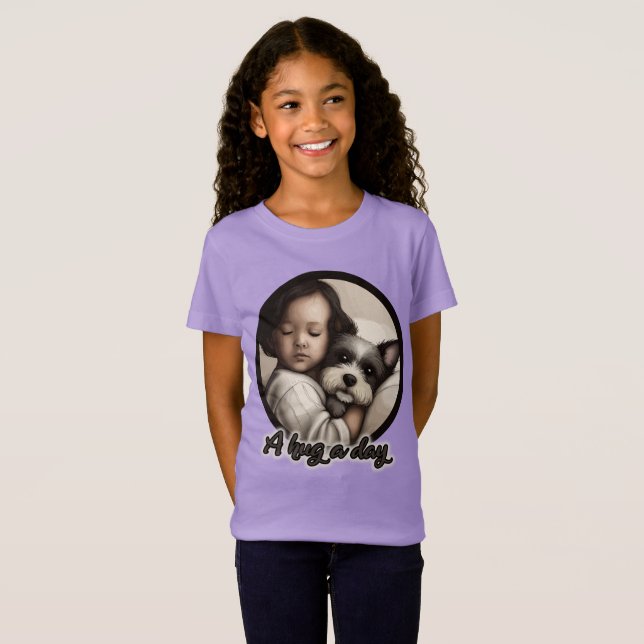 Camiseta Un abrazo al día (Anverso completo)