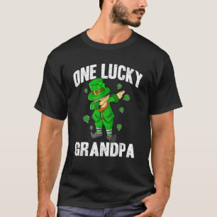 Camiseta Un abuelo afortunado Día de San Patrón Dabbing Lep