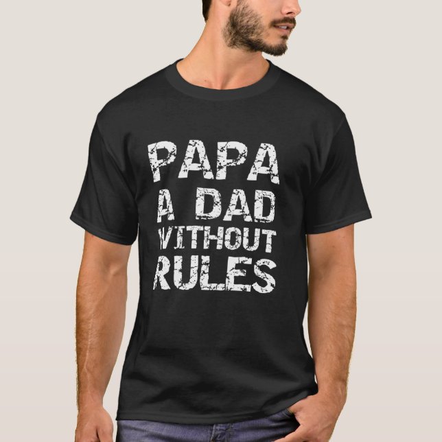 Camiseta Un abuelo gracioso regala el día de papá papá papá (Anverso)