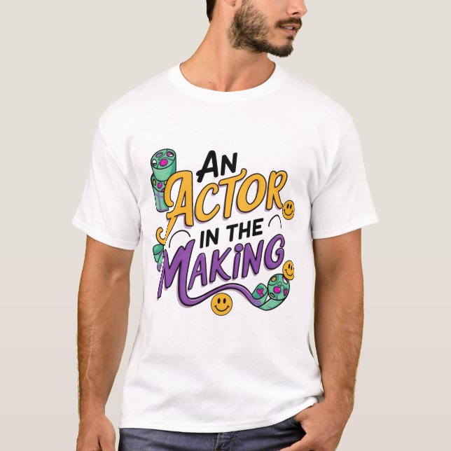 Camiseta Un actor en proceso (Anverso)