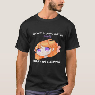 Camiseta Un Adolescente Divertido De Anime Ve A Anime Y Dor