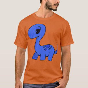 Camiseta Un Adorable Dinosaurio Azul