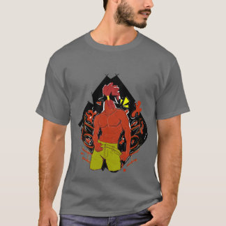 Camiseta Un afiche caliente al estilo de un arte pop
