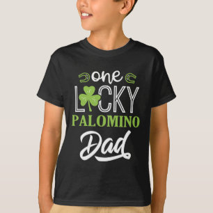Camiseta Un afortunado caballo de Palomino Dad Irlandés Hor